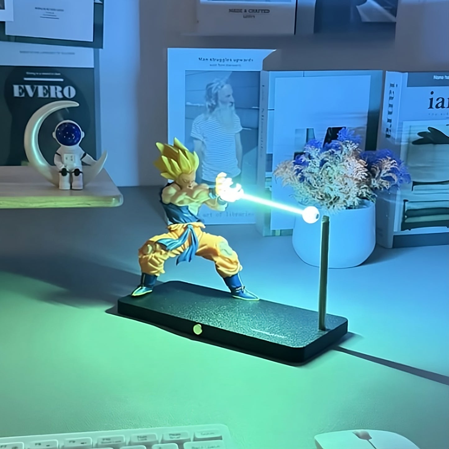 Lampara y Figura KameAura